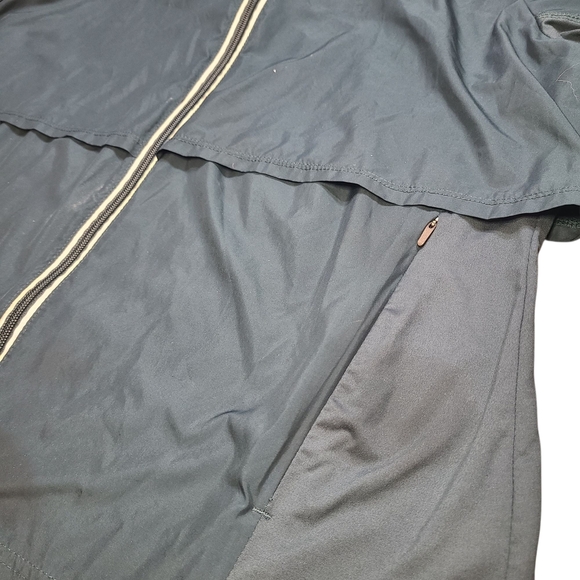 All in Motion Womens Teal Hooded Windbreaker Jacket | Size XL | Sport Zip-up - Picture 8 of 11